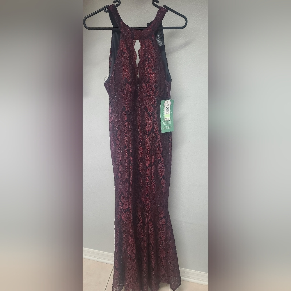 Floor length mermaid gown